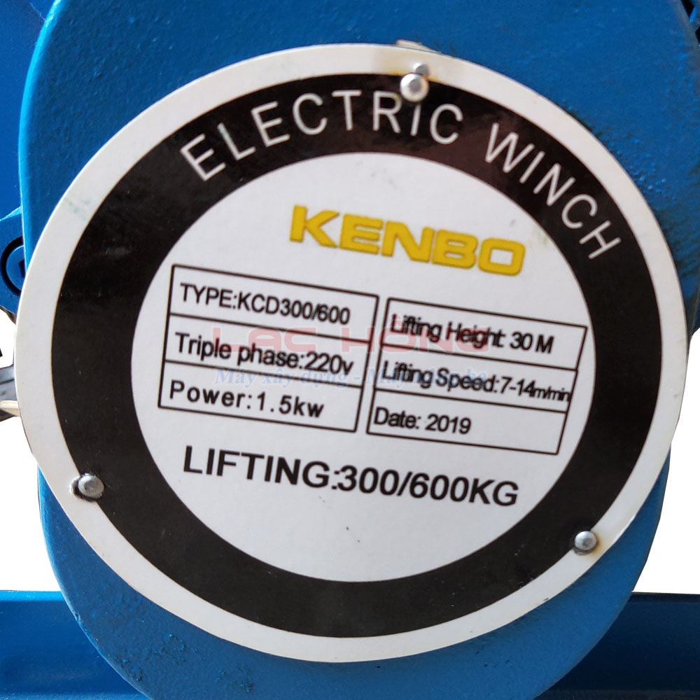Tời đa năng KENBO KCD300/600-100m 220v giá rẻ
